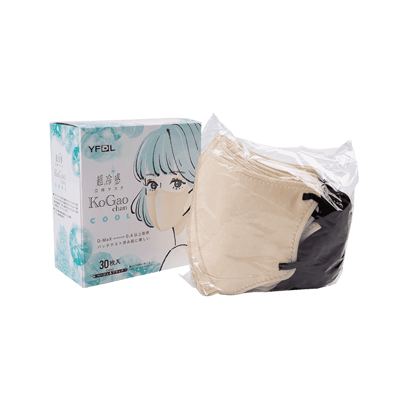 Beige ice touch 3D mask 